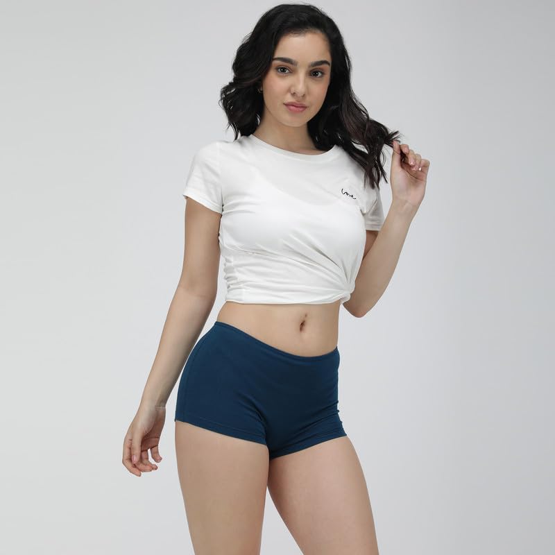 Amul Comfy Women Boy Shorts| Multi | Pack of 5|Combo. - Image 5
