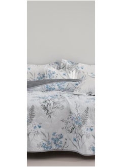 Red Rose A king-sized summer microfiber double bed sheet that adds beauty and elegance to your room, measuring 230*250cm.  - Image 3