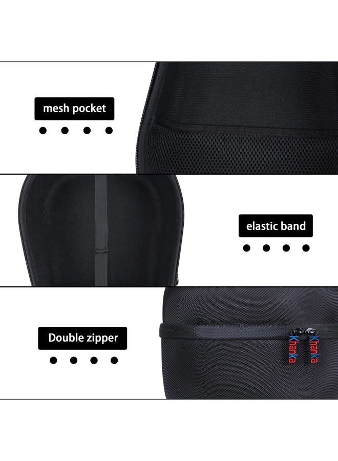 Khanka Hard Travel Case Replacement for Sony PlayStation VR 2, Case Only (Black) - Image 3