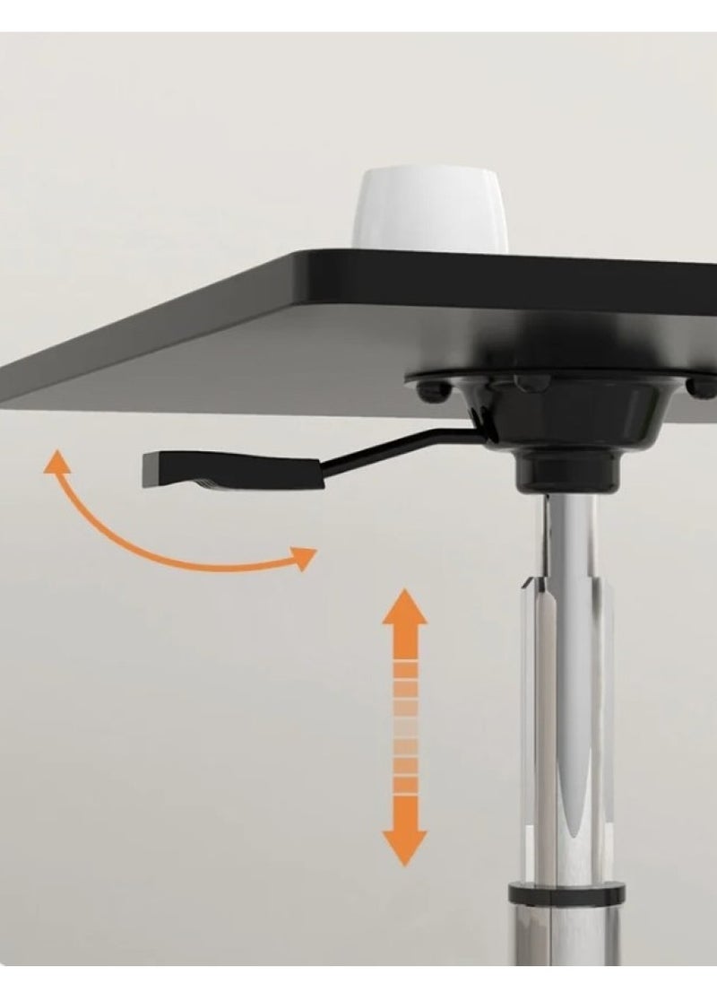 ALMUFARREJ - Height adjustable side table that can be used as a laptop workstation with wheels - Image 1