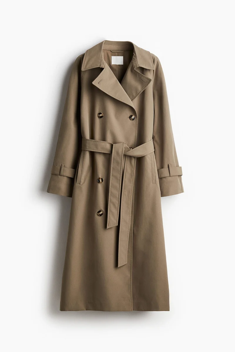 H&M Double-breasted trenchcoat