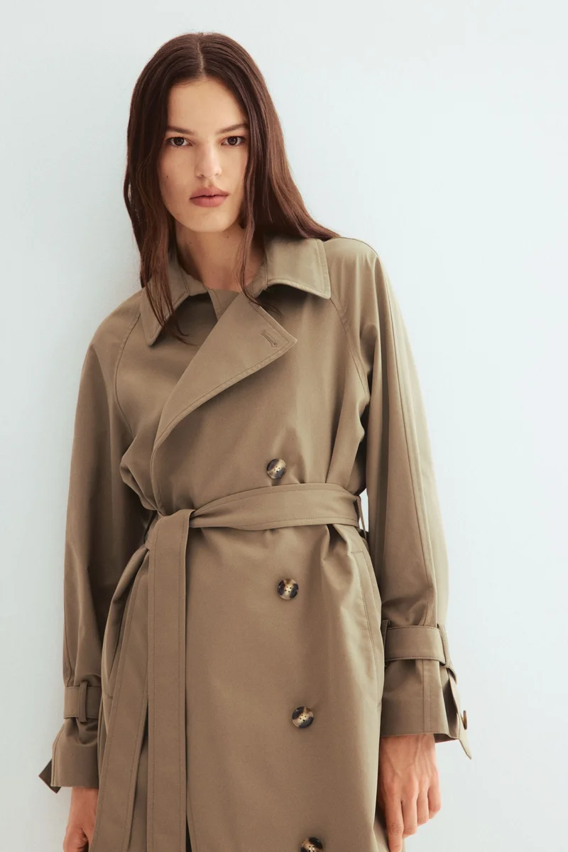 H&M Double-breasted trenchcoat