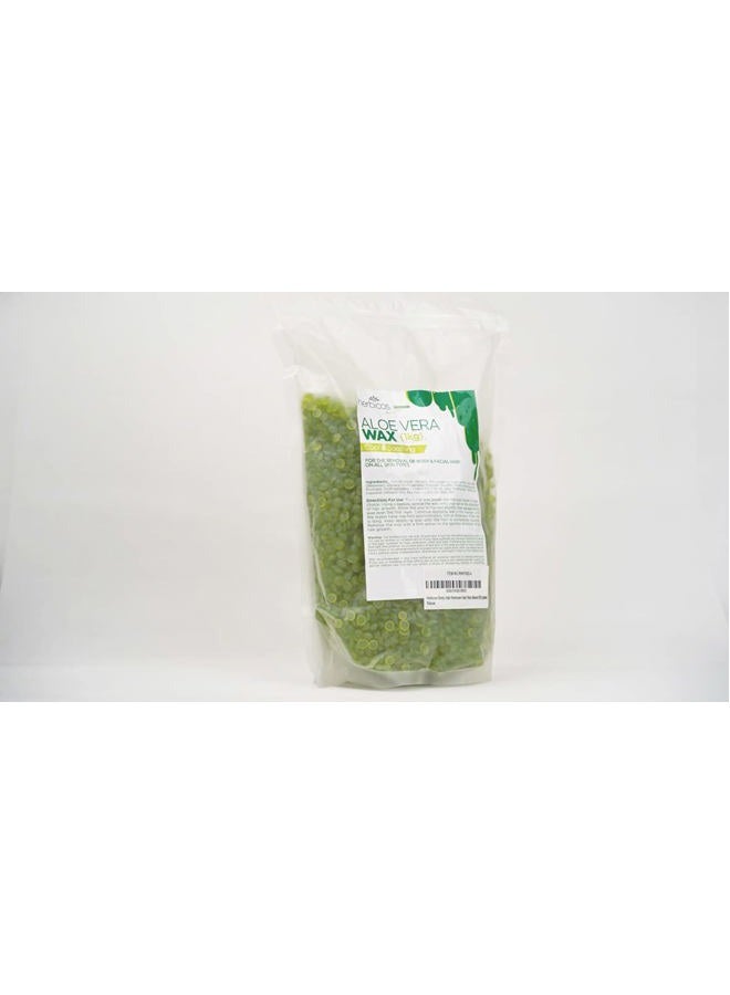 HERBICOS Huini Herbicos Body Hair Remover Hard Wax Beans Aloe Vera All Skin - 17.64 oz  - Image 1