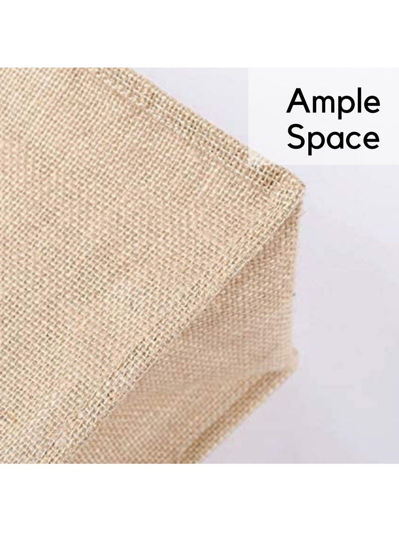 Eco-neutral Reusable shopping bag with Wooden button and Canvas pocket  - Image 4