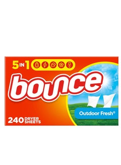 Bounce Bounce Dryer Sheets Laundry Fabric Softener, Outdoor Fresh, 240 Count  - Image 1