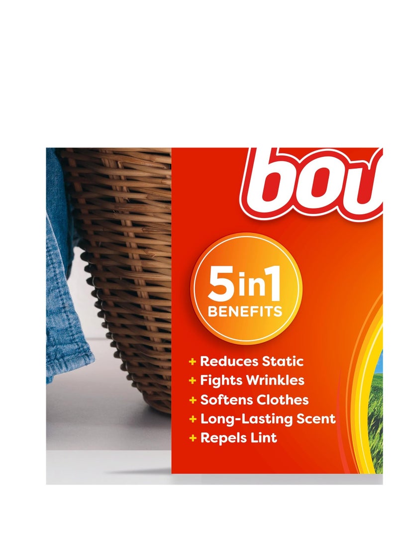 Bounce مناديل تجفيف الملابس المنعشة من باونس، منعشة للملابس الخارجية، 240 قطعة  - Image 4