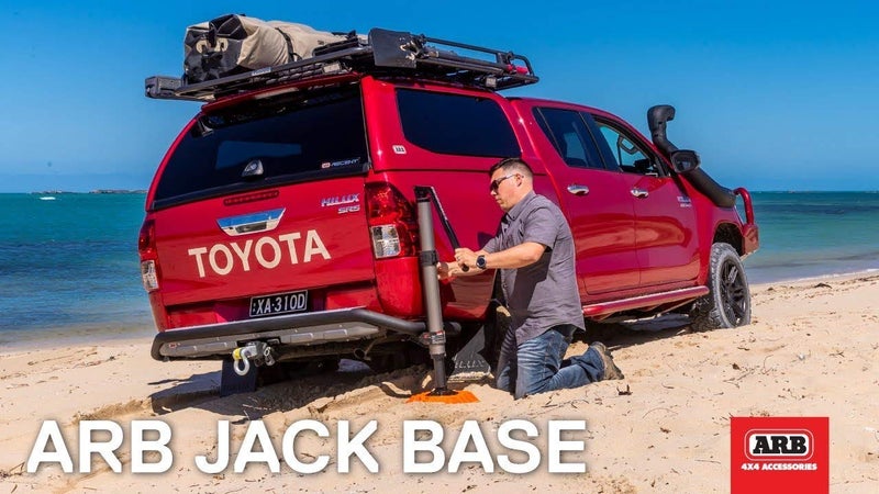 ARB 10100111 Jack Base 15400 lbs Load Capacity Hydraulic Heavy Duty Low Profile High-Density Polyethylene Jack Base - Image 2