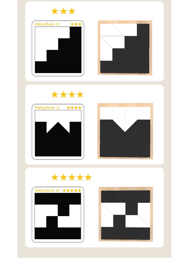 Black and white small building block educational toy - Image 3