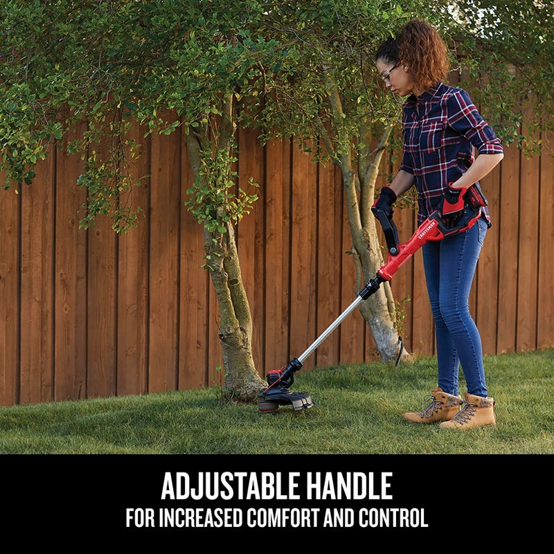 CRAFTSMAN V20 WEEDWACKER Cordless String Trimmer Edger with Automatic Feed, 13 inch, Bare Tool Only (CMCST900B) - Image 5
