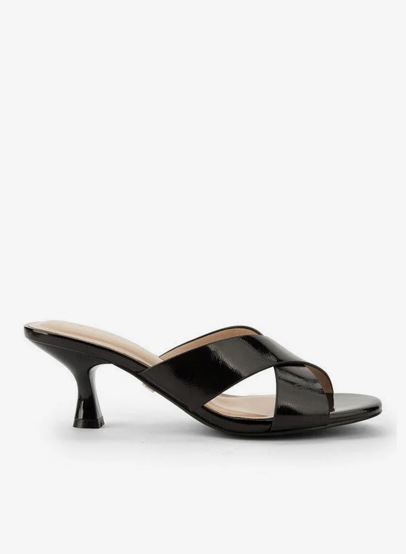 Celeste Women Cross Strap Kitten Heel Sandals