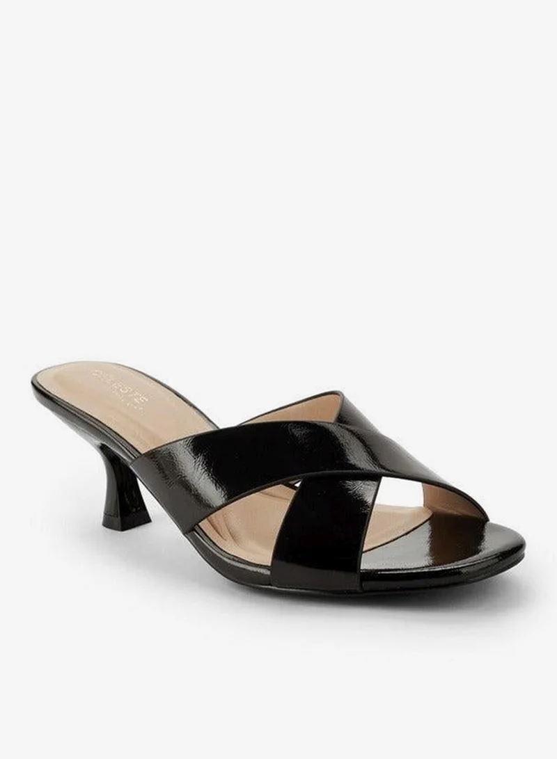 Celeste Women Cross Strap Kitten Heel Sandals