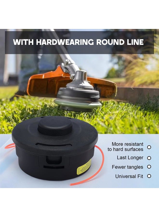 Buckbock Trimmer Head for AutoCut Go 25-2 Brushcutter FS90 FS100 FS110 FS130 FS250 FS56 FS80 FS85 FS45 FS48 FS60 Bump Feed String Trimmer 4002 710 2191 4002 710 2168 - Image 3