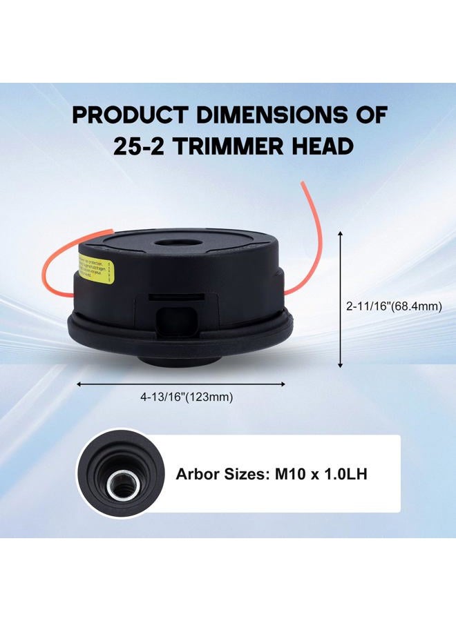 Buckbock Trimmer Head for AutoCut Go 25-2 Brushcutter FS90 FS100 FS110 FS130 FS250 FS56 FS80 FS85 FS45 FS48 FS60 Bump Feed String Trimmer 4002 710 2191 4002 710 2168 - Image 4