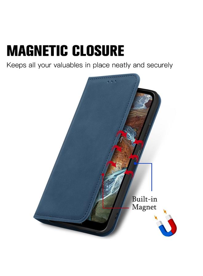 S-TOP Case For Nokia G300 Retro Skin Feel Magnetic Horizontal Flip Leather Phone Case - Image 5