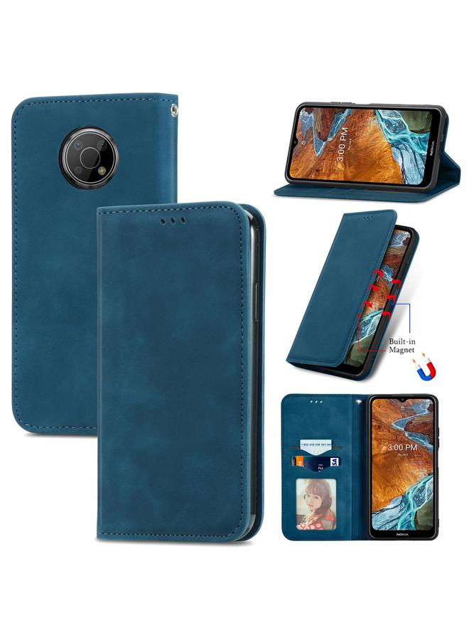 S-TOP Case For Nokia G300 Retro Skin Feel Magnetic Horizontal Flip Leather Phone Case - Image 1