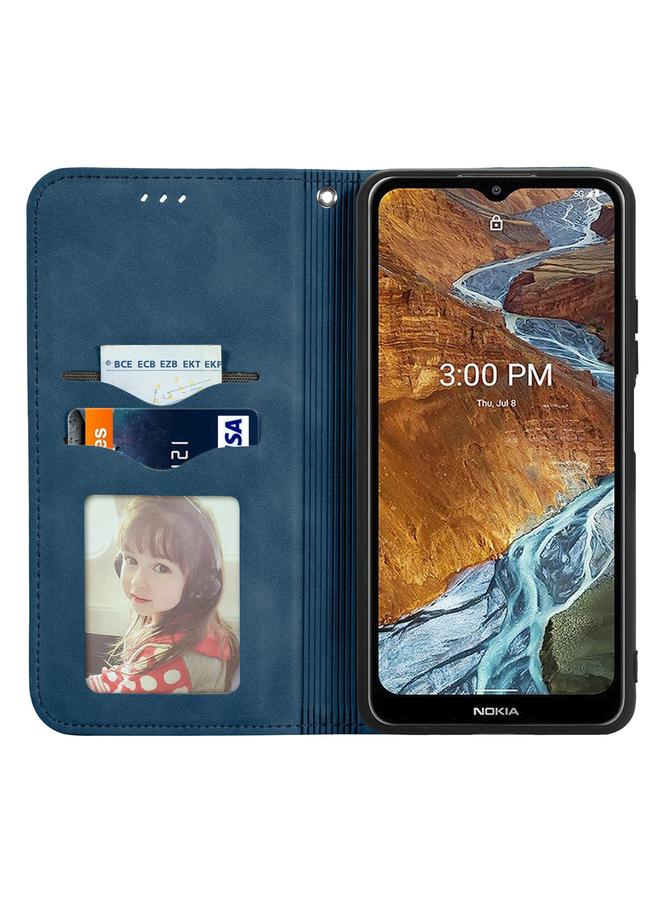 S-TOP Case For Nokia G300 Retro Skin Feel Magnetic Horizontal Flip Leather Phone Case - Image 3