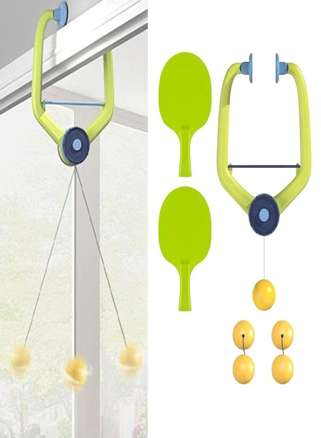 G.FIDEL مجموعة تدريب تنس الطاولة للأطفال من جي.فيديل، محمولة، لتنمية مهارات التنسيق بين اليد والعين، مناسبة لغرفة المعيشة، مجموعة رياضية لتنس الطاولة للبالغين والأطفال من سن 5 إلى 8 سنوات - Image 1