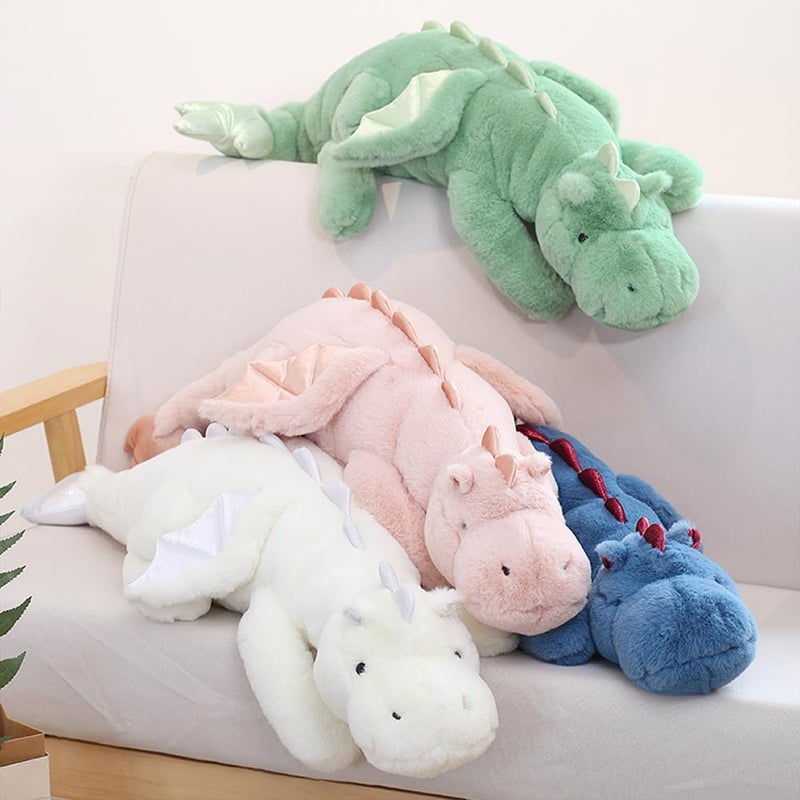 ARELUX Large 52in 3Lb Dragon Stuffed Animals Cute Plush Toy Giant Fuzzy Dinosaur Pillow Plushies with Wings Cuddly Soft Green Pterosaur Plushie for Friends Family Member - Image 5