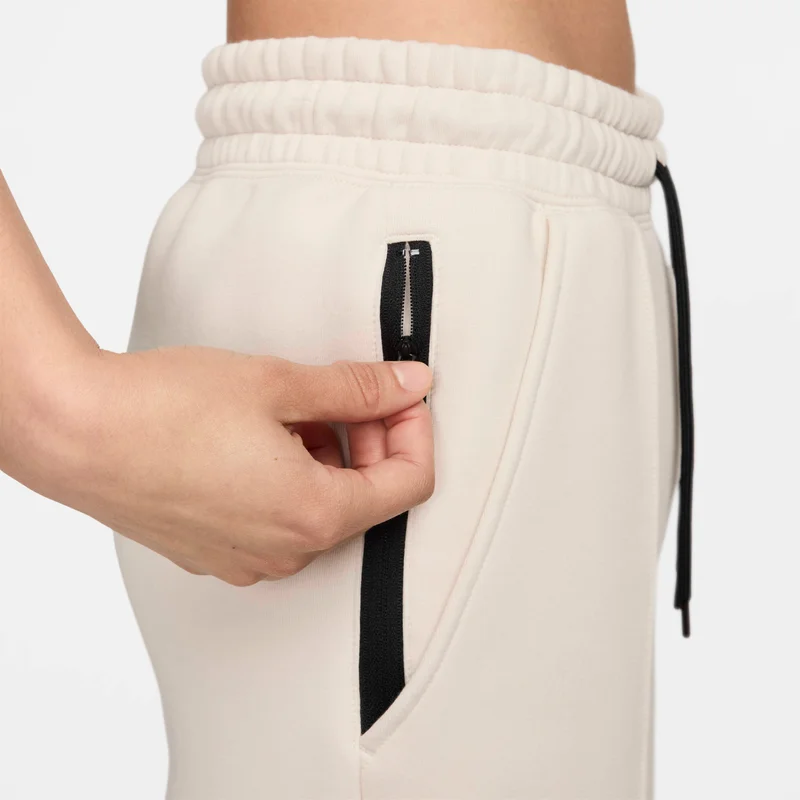 Nike cream Women's Sportswear Tech Fleece Mid-Rise Joggers for Women | Best Price UAE