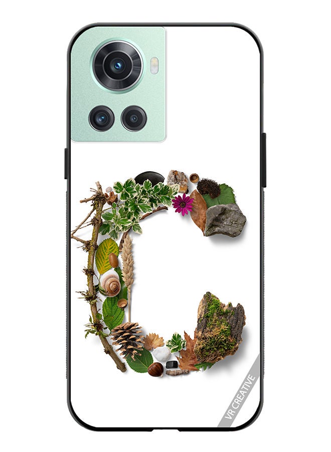 VR CREATIVE Protective Case Cover For OnePlus 10R Alphabet C Design Multicolour - Image 1