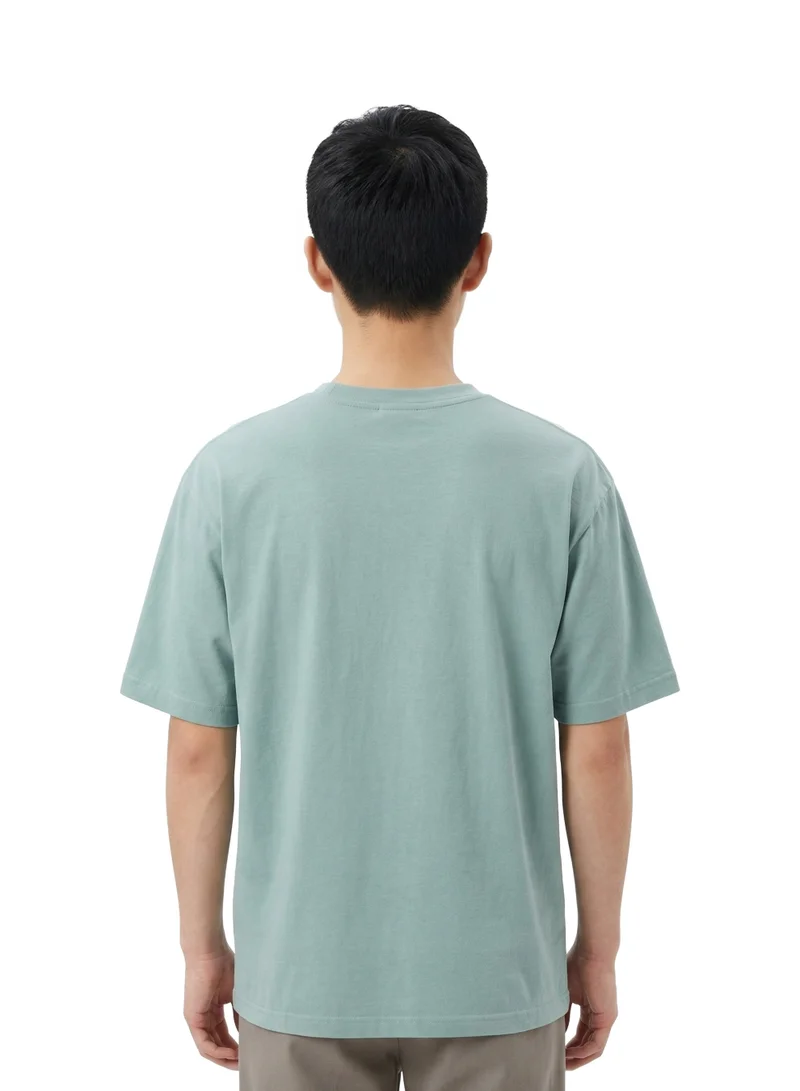 Disney  Disney Men’s Mickey Mouse Printed Cotton Pyjama Set – Teal for Men | Best Price UAE