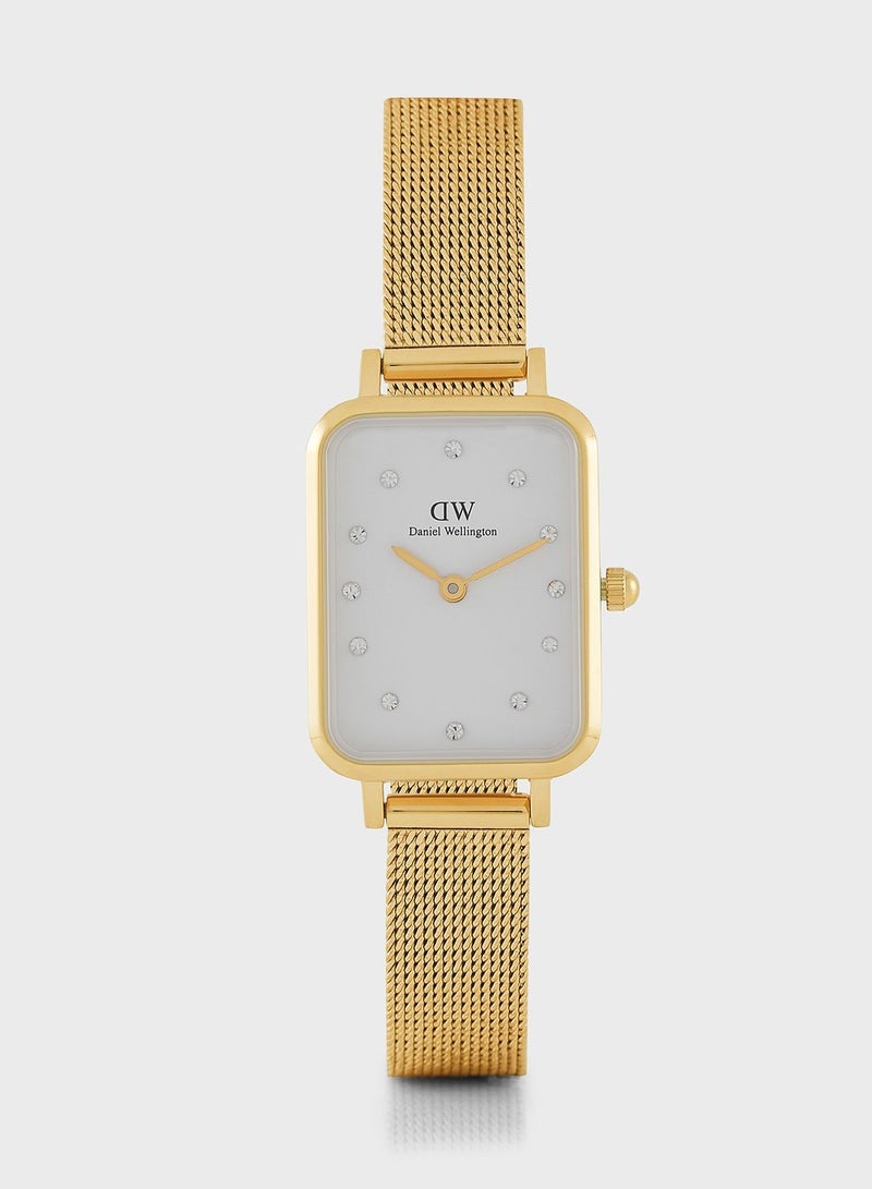 Quadro Mesh Strap Analog Watch