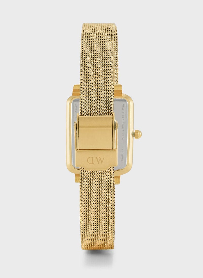 Quadro Mesh Strap Analog Watch
