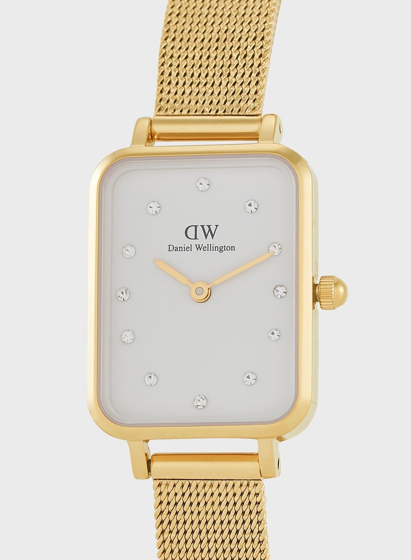 Quadro Mesh Strap Analog Watch