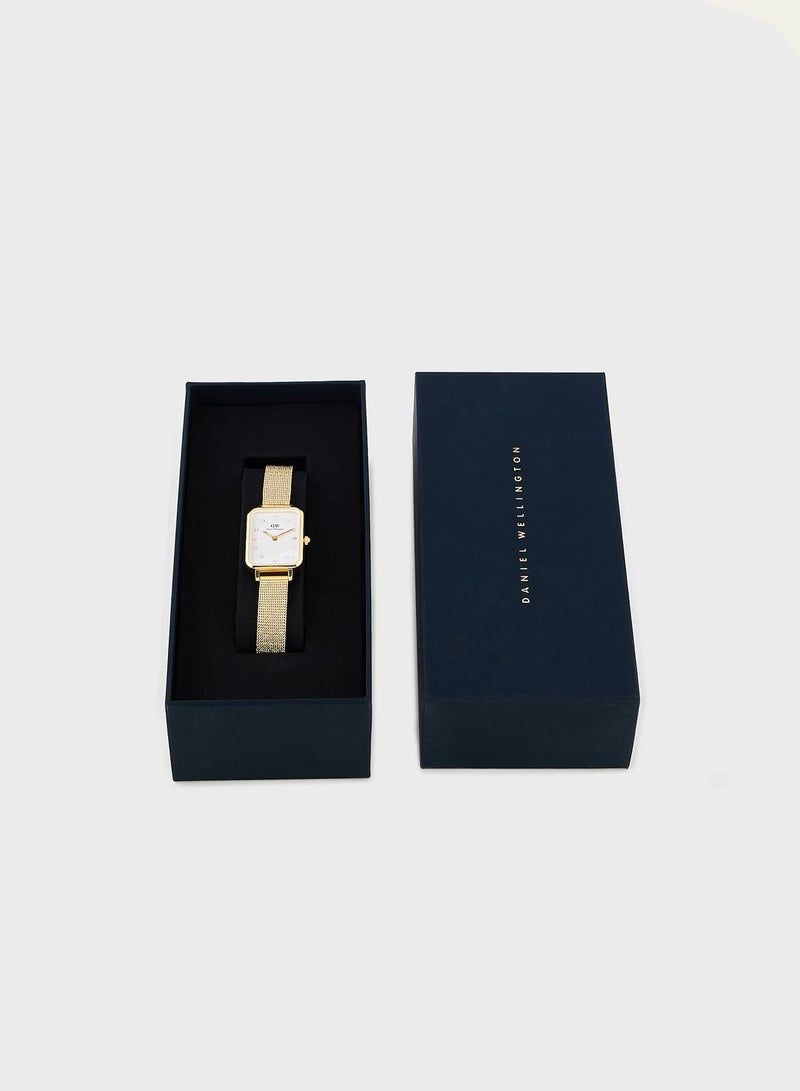 Quadro Mesh Strap Analog Watch