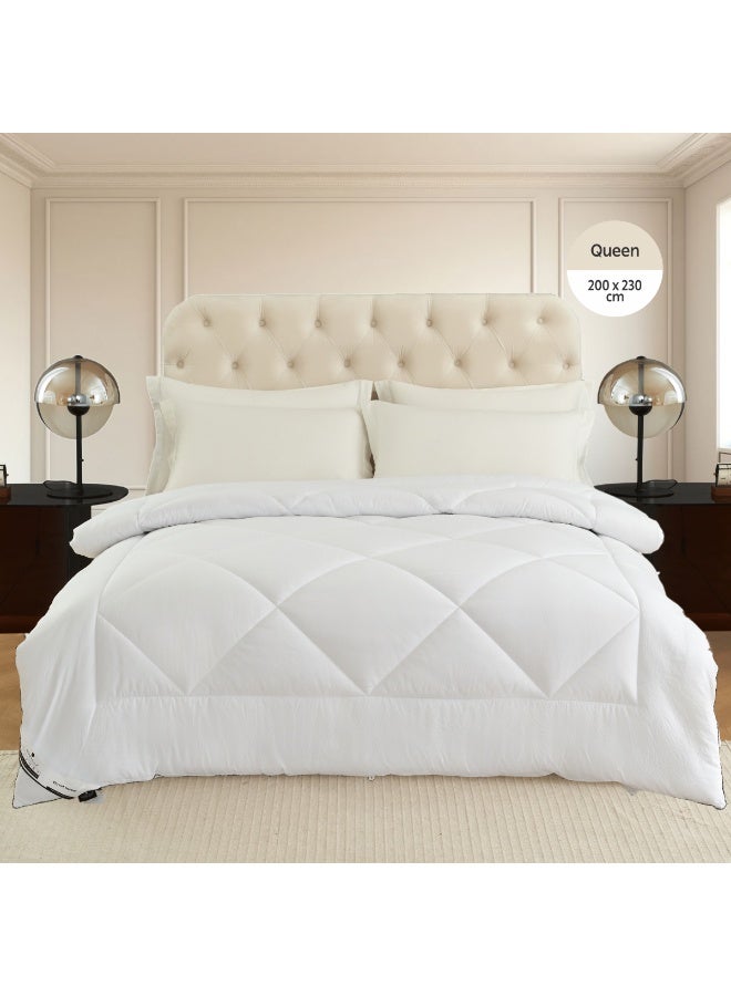 دوناتيلا لحاف مزدوج - مقاس  سم - لحاف لجميع الفصول بحشوة بديلة للأسفل فاخرة ناعمة  جرام - مبطن بالماس لسرير كوين - Image 1