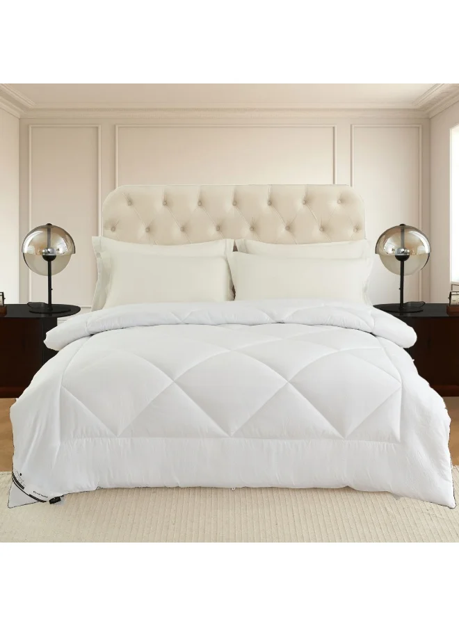 Donetella Comforter Duvet Insert – Size 200x230 cm – All Season Quilt with 350 GSM Soft Luxury Down Alternative Filling – Diamond Quilted for Queen Bed