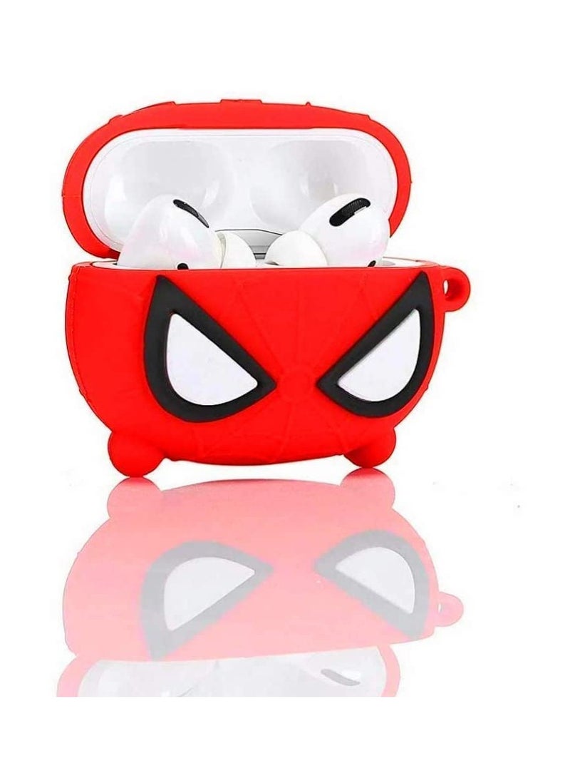 Cover 3D Cartoon Case Cover for Airpods 4| Spidrmn Funny Case for Kids, Girls and Boys Air pods Pro Case with Keychain Design for Airpod 4 (only case not Include airpod)(Spidr_mn) - Image 2