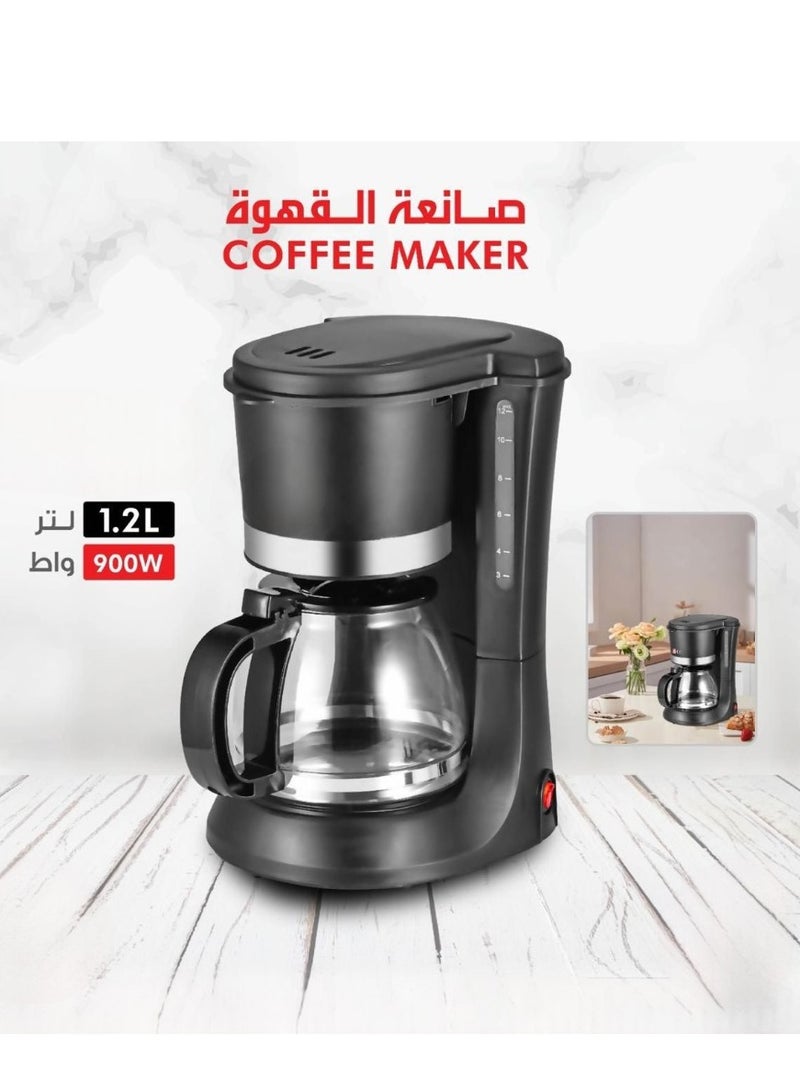Espresso Coffee Maker, Coffee Machine, Coffee Machine 1.2L Multifunctional Home Coffee Brewing Coffee Machines Electric Coffee Machines 