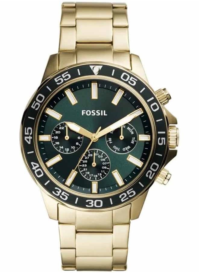 FOSSIL Fossil MENS BANNON STAINLESS STEEL WATCH BQ2493, GOLD  - Image 1