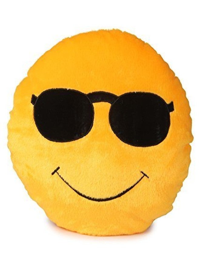 Jassi Toy Cool Dude Smiley Cushion and Heart Eyes Smiley Cushion (Pack of 2) - Image 2