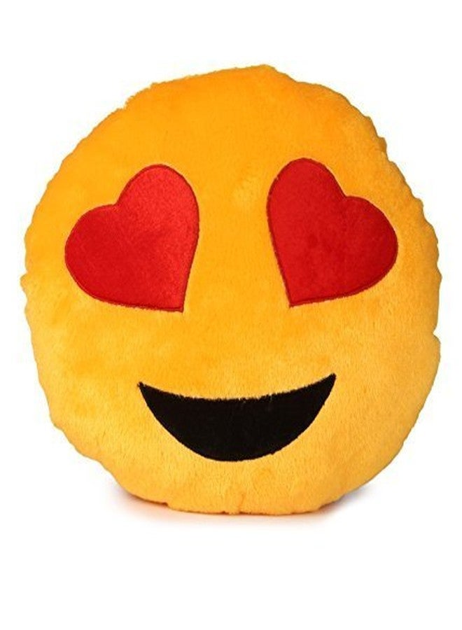 Jassi Toy Cool Dude Smiley Cushion and Heart Eyes Smiley Cushion (Pack of 2) - Image 3