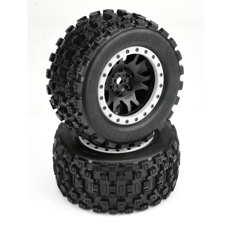 Pro-Line Racing Badlands MX43 Pro-Loc Mnt Impulse BlkGrey2XMX PRO1013113 RC Tire - Image 3