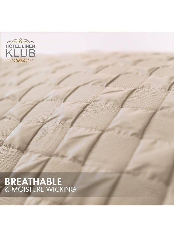 Hotel Linen Klub Hotel Linen Klub Pack of 2 Soy Bean Pillow – Premium Quality Cooling Touch Bed Pillow - Image 5