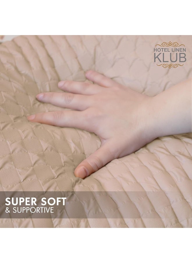 Hotel Linen Klub Hotel Linen Klub Pack of 2 Soy Bean Pillow – Premium Quality Cooling Touch Bed Pillow - Image 4