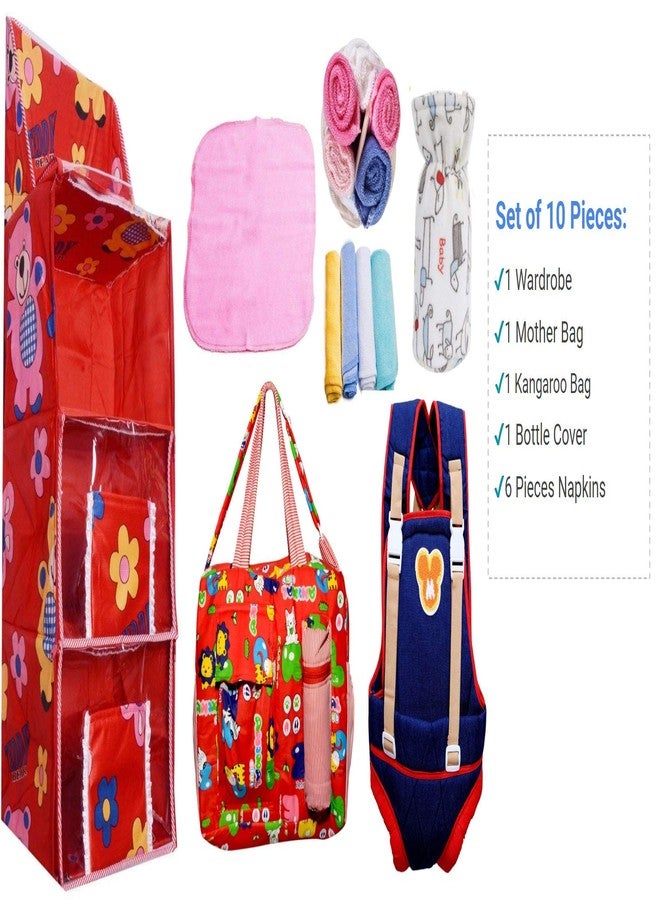 Unique Ideas Newborn Baby Gift Set for 0-6 Month 10 Pieces (Multicolor,Premium) - Image 2
