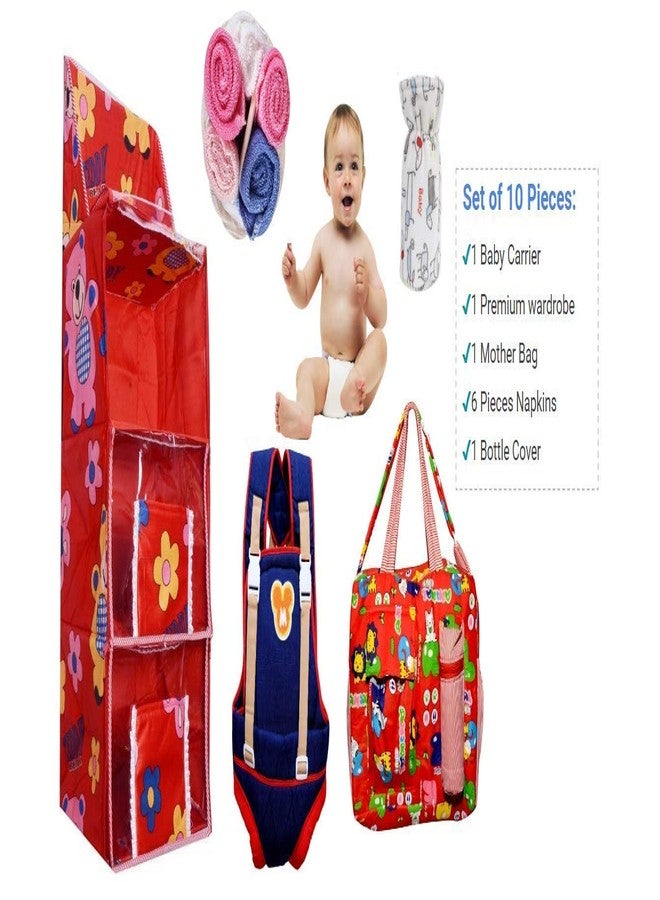 Unique Ideas Newborn Baby Gift Set for 0-6 Month 10 Pieces (Multicolor,Premium) - Image 3