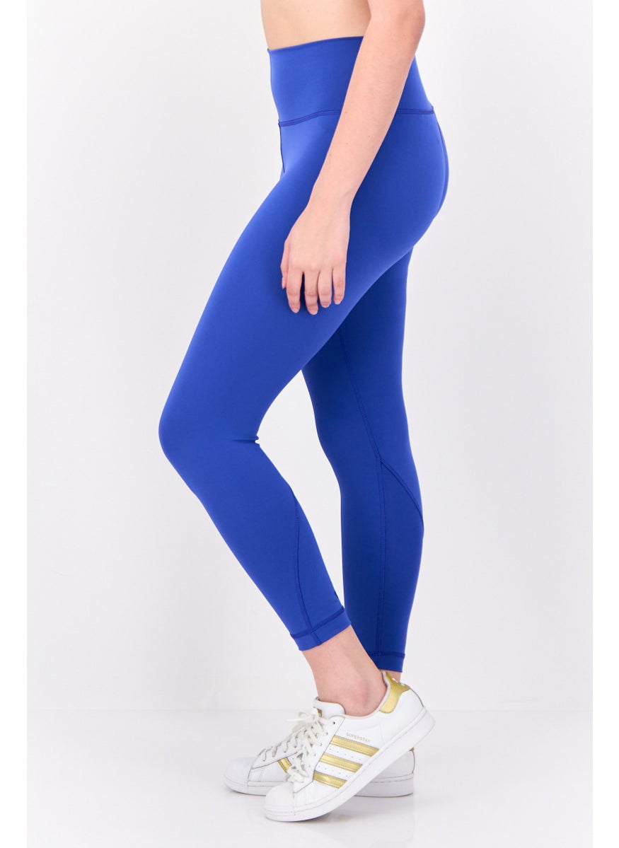 Adidas Women Tight Fit Training 7/8th Leggings, Blue  - Image 2