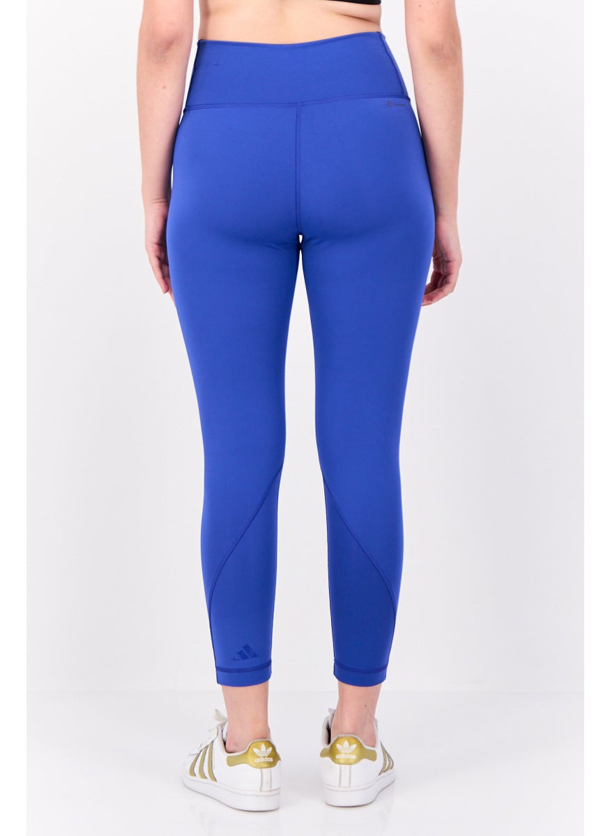Adidas Women Tight Fit Training 7/8th Leggings, Blue  - Image 3