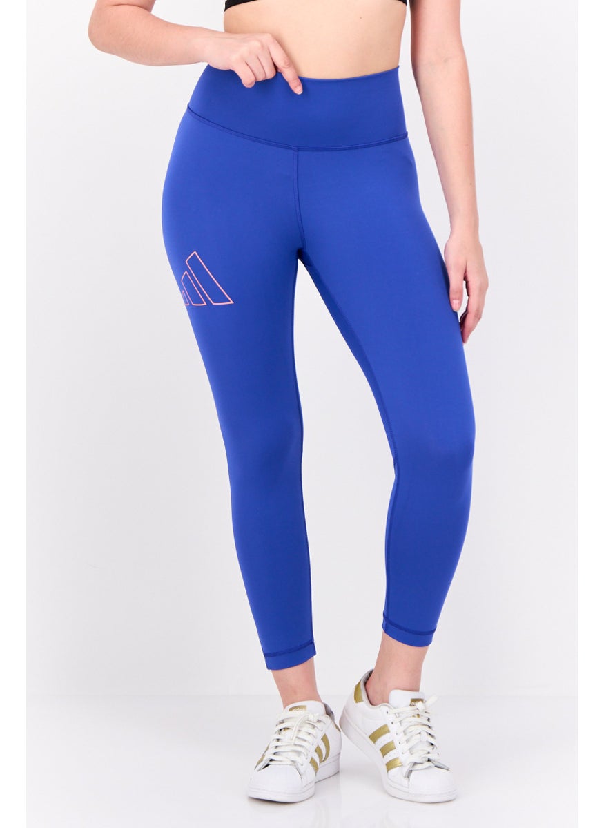 Adidas Women Tight Fit Training 7/8th Leggings, Blue  - Image 1