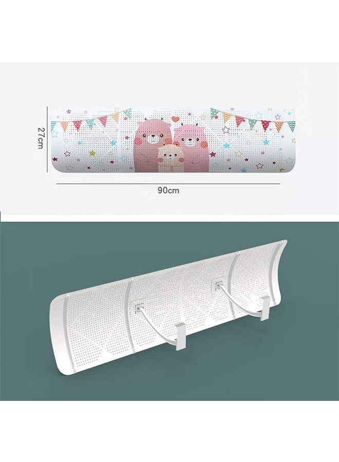 عاكس هواء مكيف هواء عاكس هواء عاكس هواء تلسكوبي عاكس هواء عاكس هواء قابل للتعديل مضاد للهب المباشر درع مضاد للرياح غطاء مكيف بارد عاكس هواء - Image 3