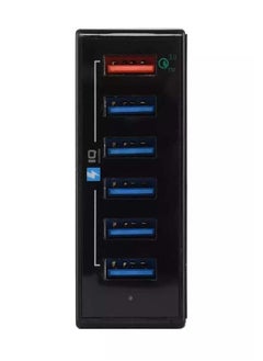 Active Active Station Hub 6Ports 1QC 5 USB 60W - Black  - Image 2
