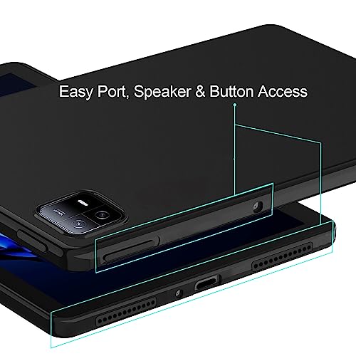 TGK Matte Design Soft Silicon Back Case Cover for Xiaomi Mi Pad 6 11 inch Tablet, Black - Image 4