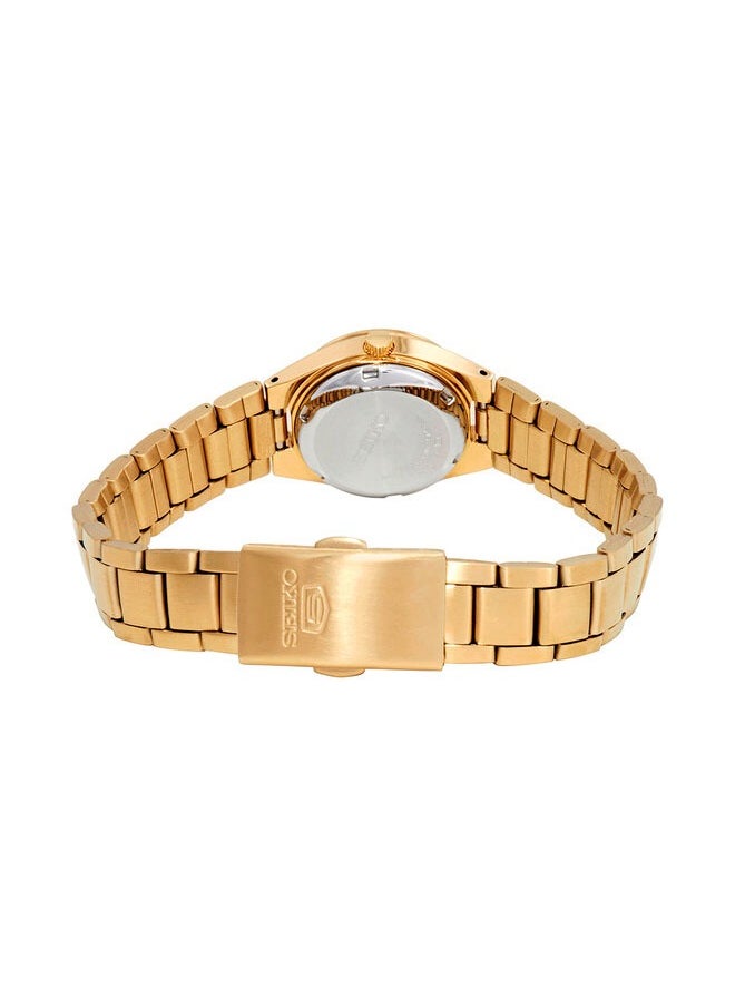 Seiko - Series 5 Automatic Gold Dial Ladies Watch SYMC18K1 - Image 1