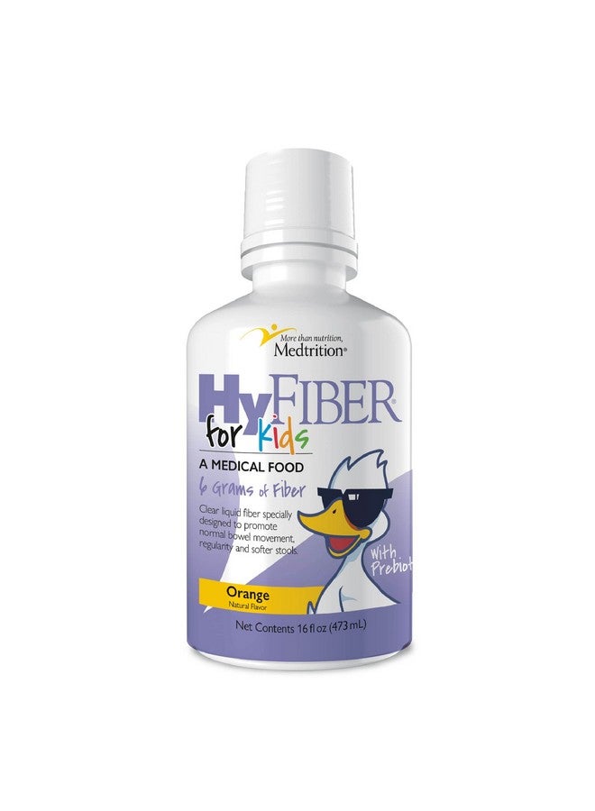 Medtrition HyFiber Liquid Fiber for Kids in Only One Tablespoon, Supports Regularity and Softer Stools, FOS Prebiotics for Gut Health, 6 Grams of Fiber, 32 Servings per Bottle - Image 1