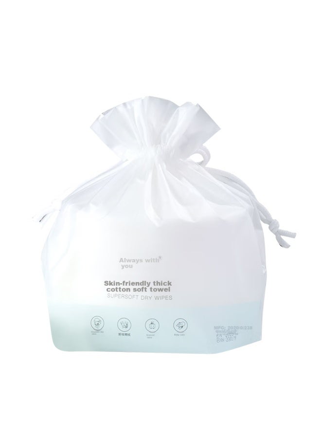 Kaili Soft Cotton Wipes, Thick Facial Cleansing Wipes, Disposable Wet And Dry Face Towels, Durable And Flexible, 80 Sheets/roll - Image 2